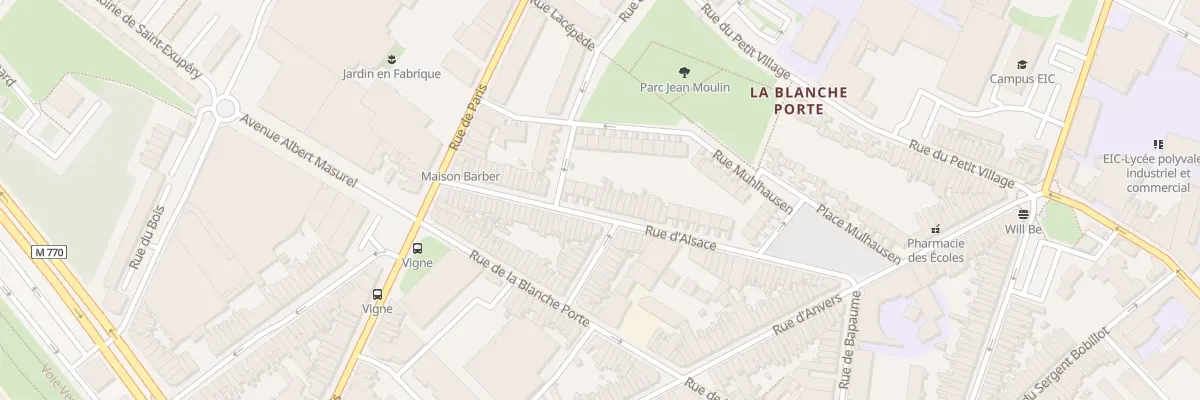 Plan du 46 Rue d’ Alsace à Tourcoing