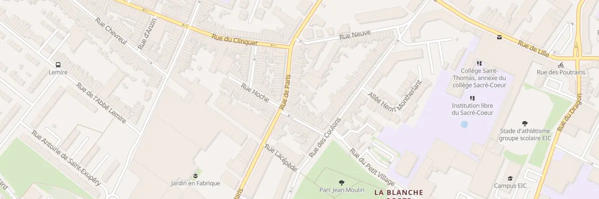 Plan du 41 Rue de Paris à Tourcoing