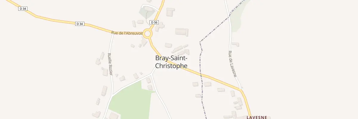Plan du 1 Rue de l’Abreuvoir à Bray-Saint-Christophe