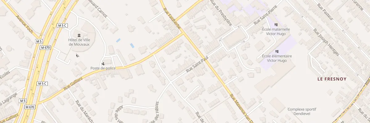 Plan du 35 Rue Saint-Paul à Mouvaux