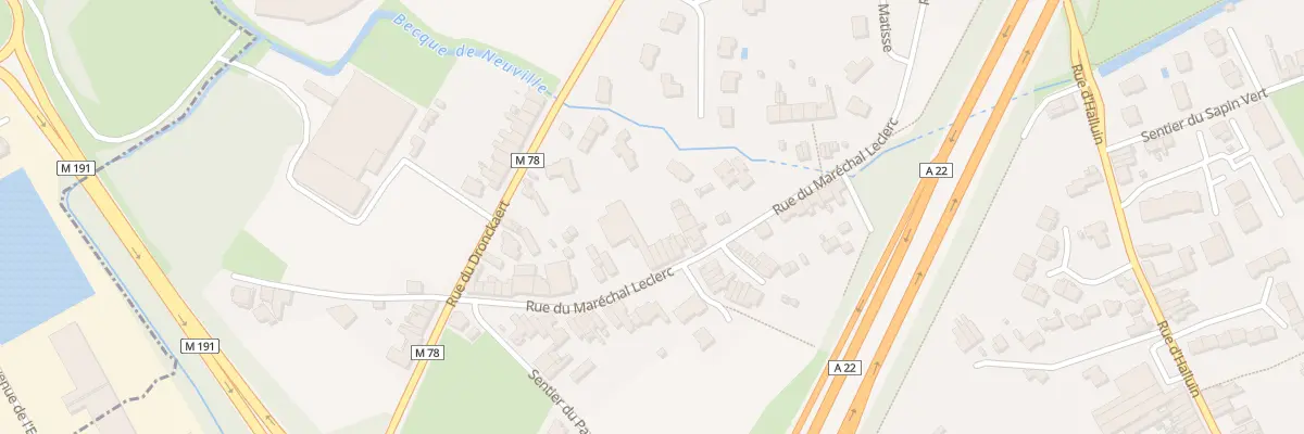 Plan du 24 Rue du Maréchal Leclerc à Neuville-en-Ferrain