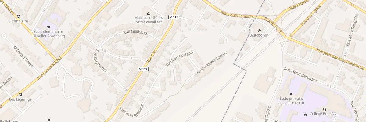 Plan du 1 Sq Albert Camus à Wasquehal