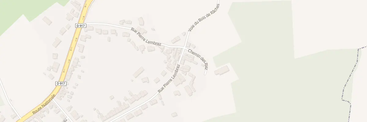 Plan du 706 Rue Pierre Lembrez à Râches