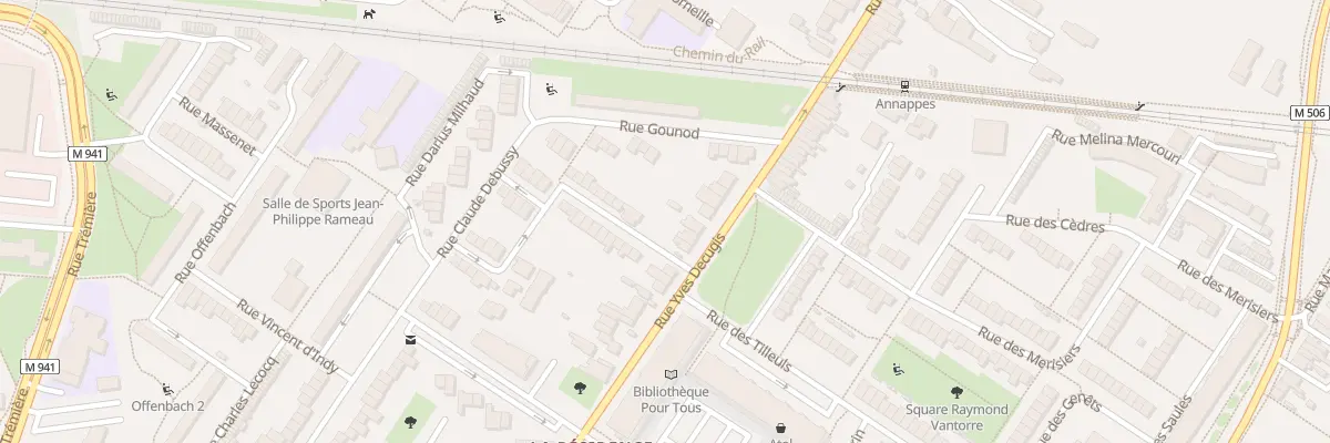 Plan du 14 Rue Yves Decugis à Villeneuve-d’Ascq