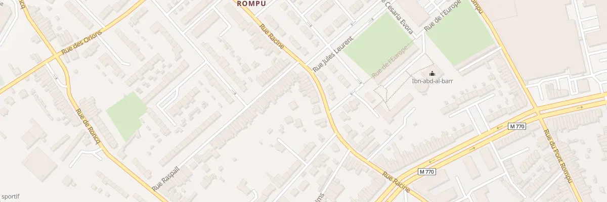 Plan du 197 Rue Racine à Tourcoing