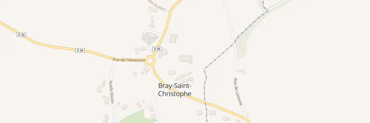 Plan du 3 Rue de l’Abreuvoir à Bray-Saint-Christophe