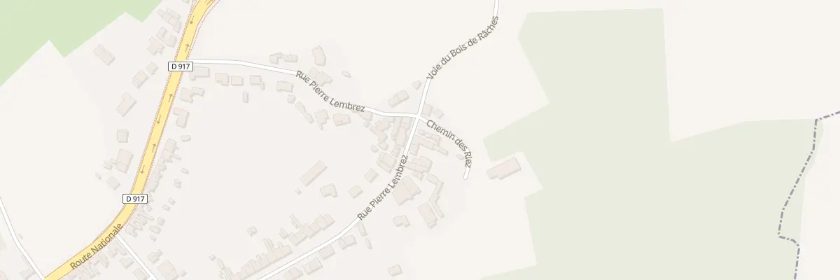 Plan du 714 Rue Pierre Lembrez à Râches
