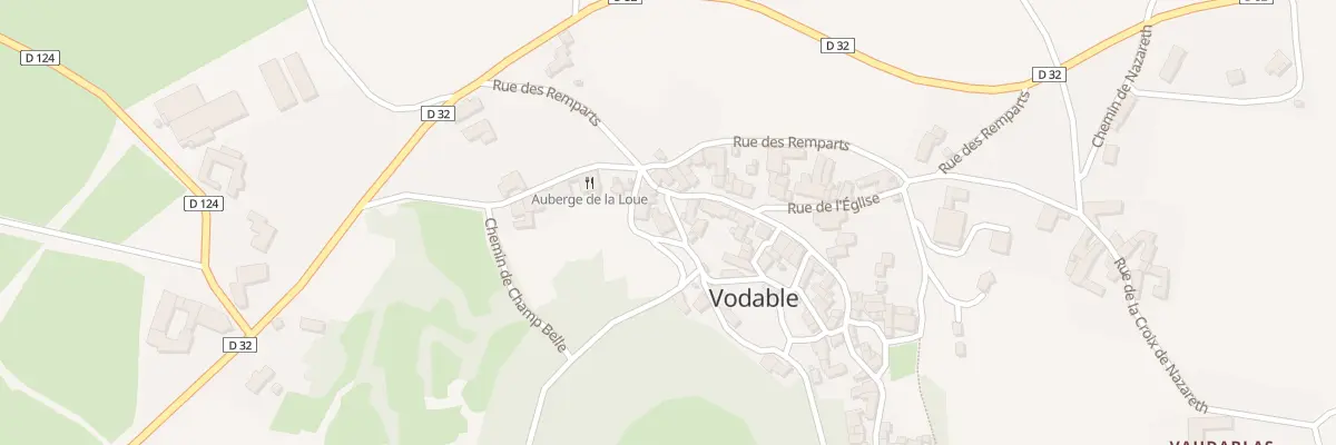 Plan du 9001 Rue Robert Dauphin à Vodable