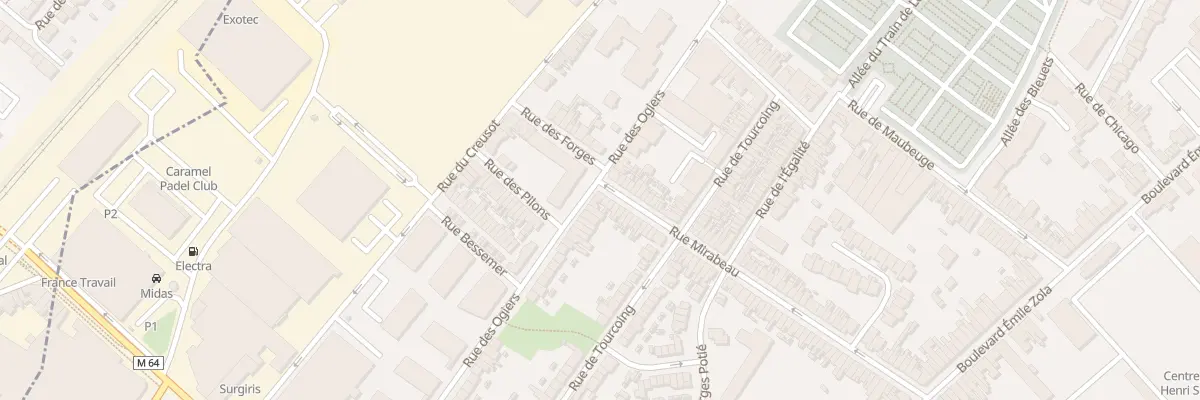 Plan du 116 Rue des Ogiers à Croix