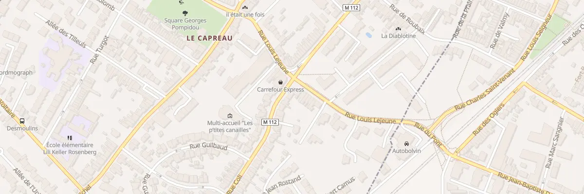 Plan du 172 Rue Coli à Wasquehal