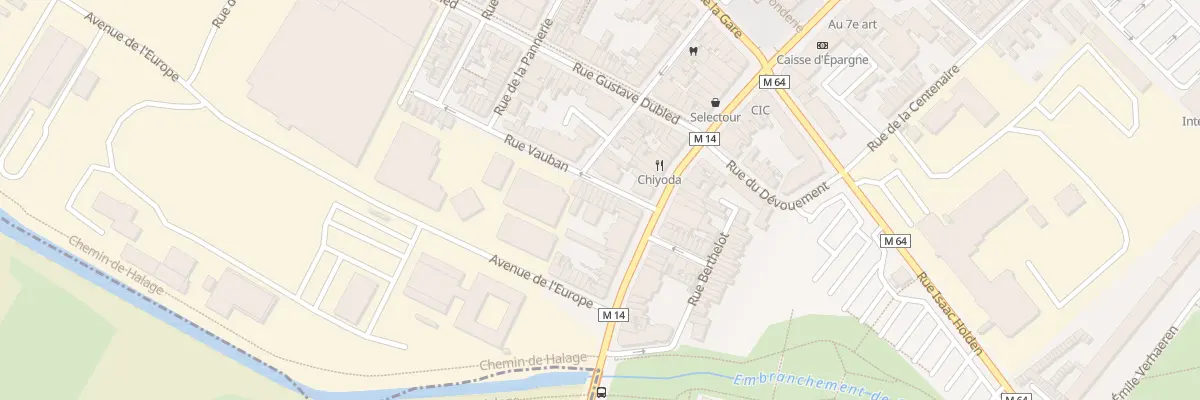 Plan du 5 Rue Vauban à Croix