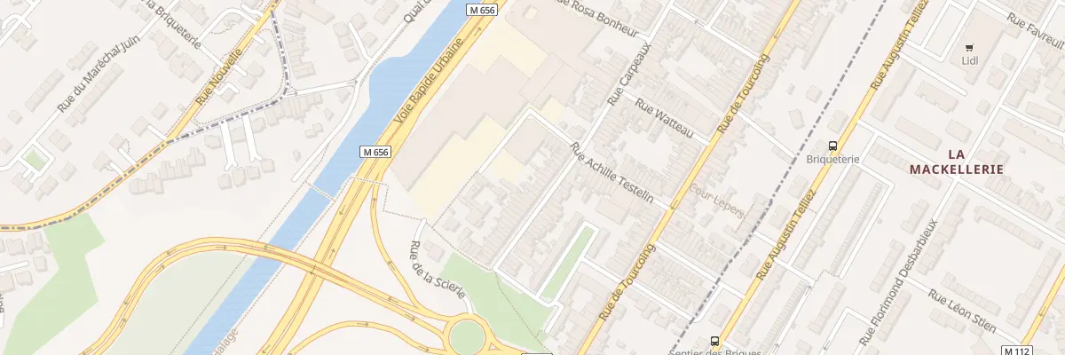 Plan du 39 Rue Carpeaux à Wasquehal