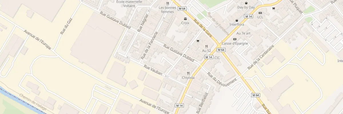 Plan du 28 Rue Vauban à Croix