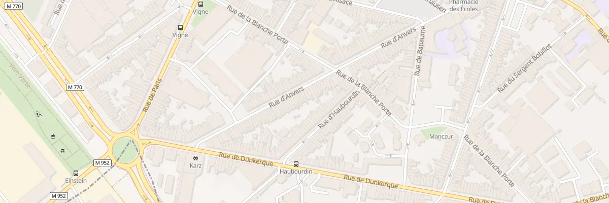 Plan du 115 Rue d’ Anvers à Tourcoing
