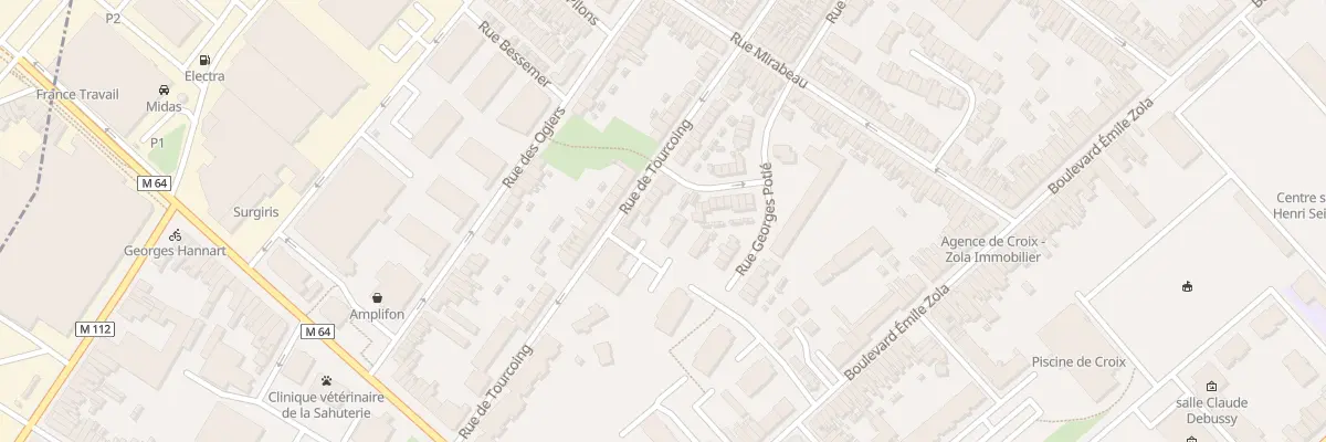 Plan du 60 Rue de Tourcoing à Croix