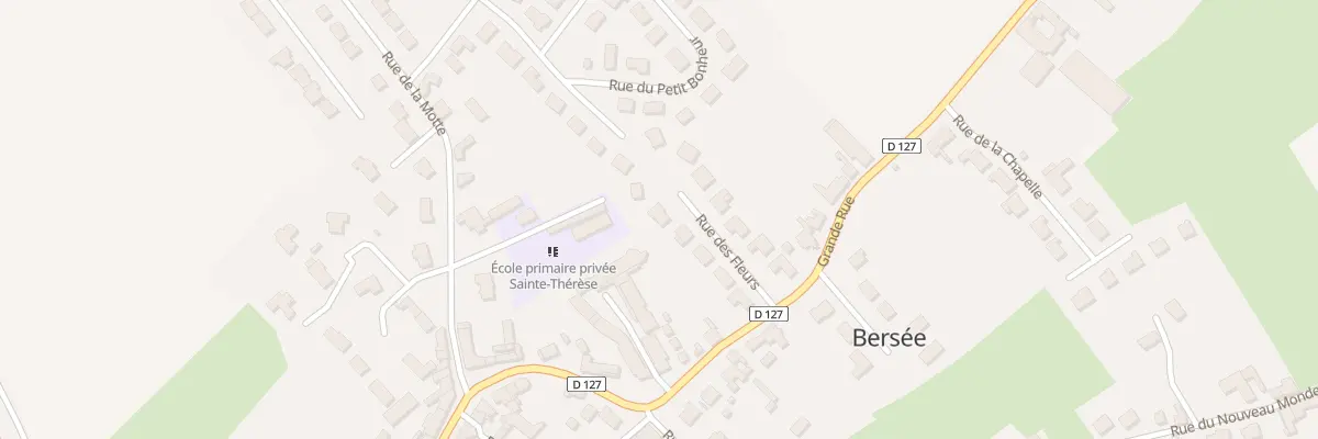 Plan du 5 Rue des Fleurs à Bersée