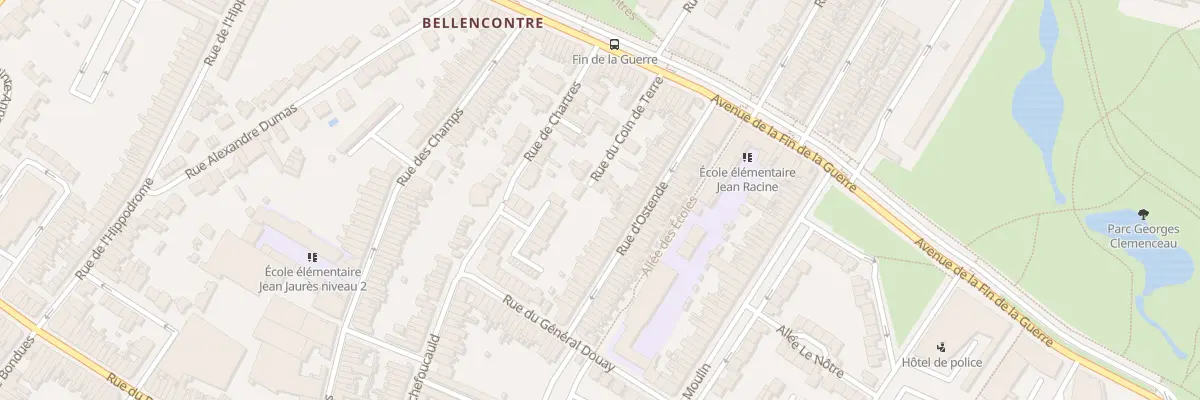 Plan du 19 Rue du Coin de Terre à Tourcoing