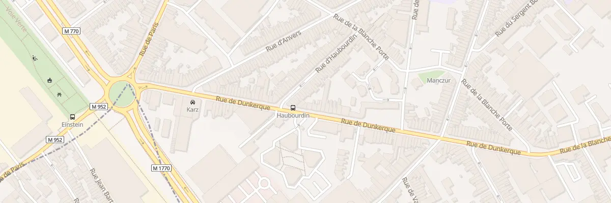 Plan du 106 Rue de Dunkerque à Tourcoing