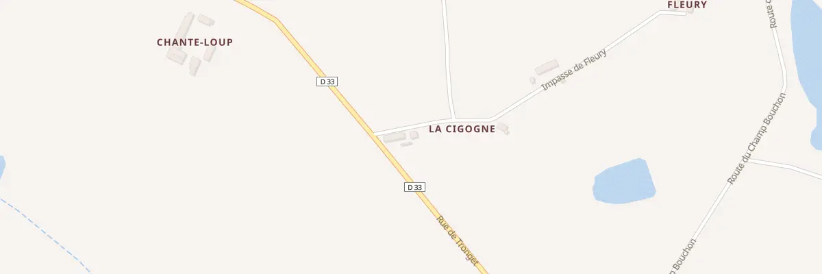 Plan du 5096 La Place à Treban