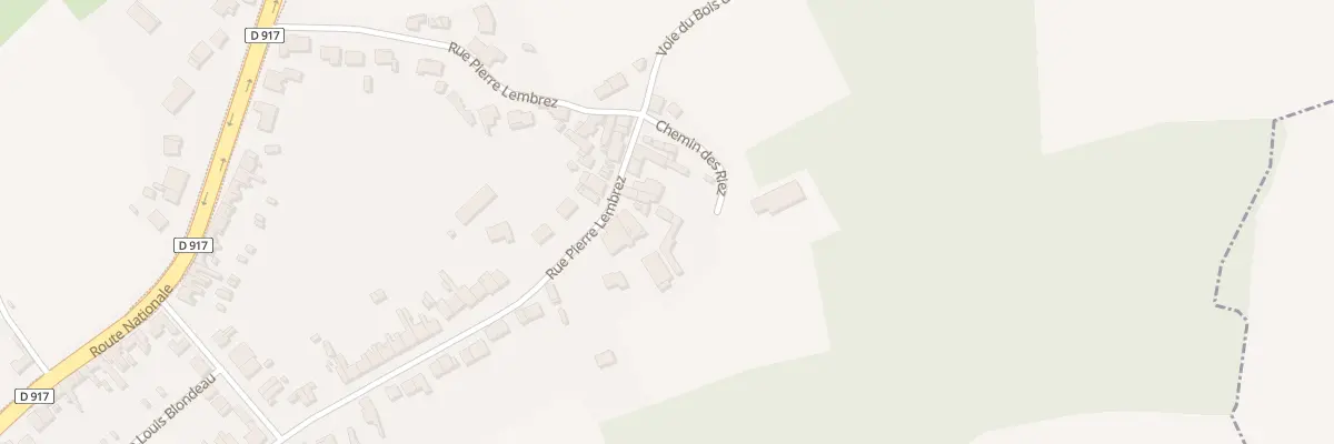 Plan du 680A Rue Pierre Lembrez à Râches