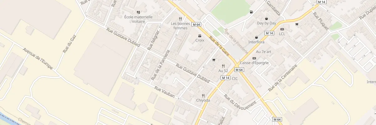 Plan du 24 Rue Gustave Dubled à Croix