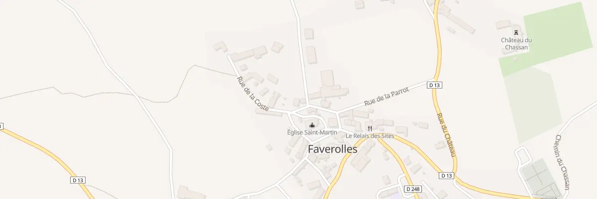 Plan du 15 Le Bourg Faverolles à Val d’Arcomie