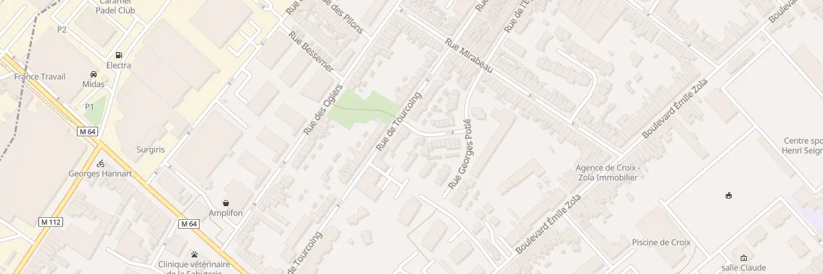 Plan du 66 Rue de Tourcoing à Croix