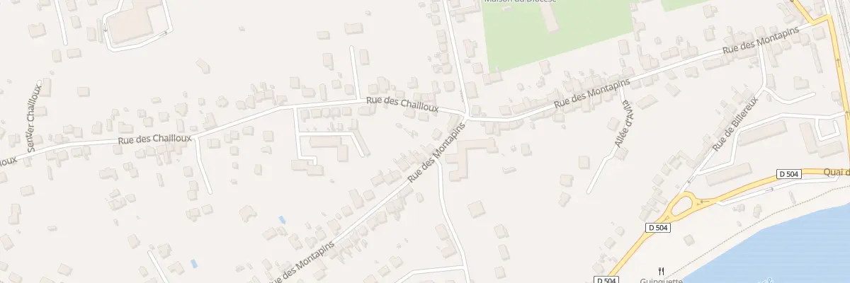 Plan du 54 Rue des Montapins à Nevers