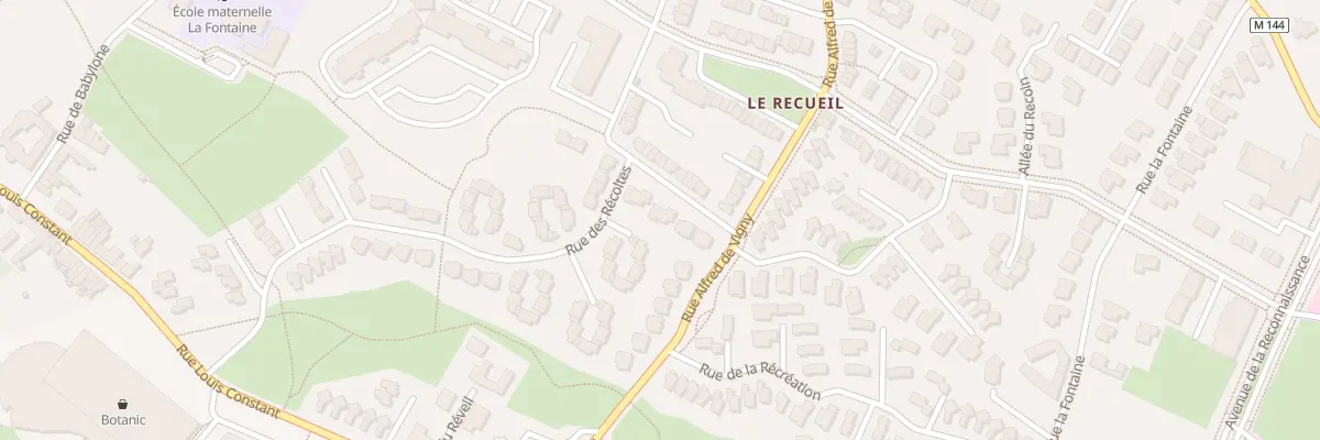 Plan du 10 Rue des Records à Villeneuve-d’Ascq