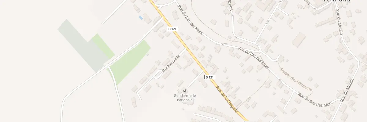 Plan du 1 Rue Nouvelle à Vermand