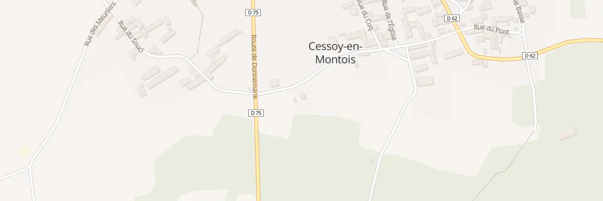 Plan du 20 Rue de la Fontaine Basse à Cessoy-en-Montois