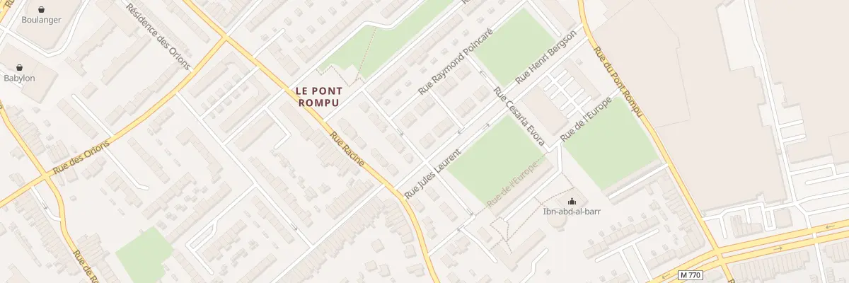 Plan du 15 Rue Henri Bergson à Tourcoing