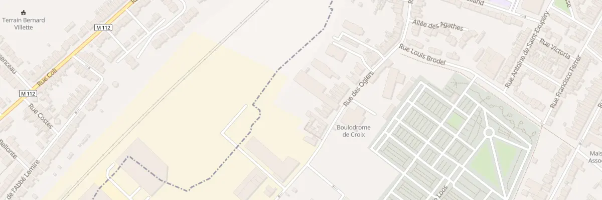 Plan du 207 Rue des Ogiers à Croix