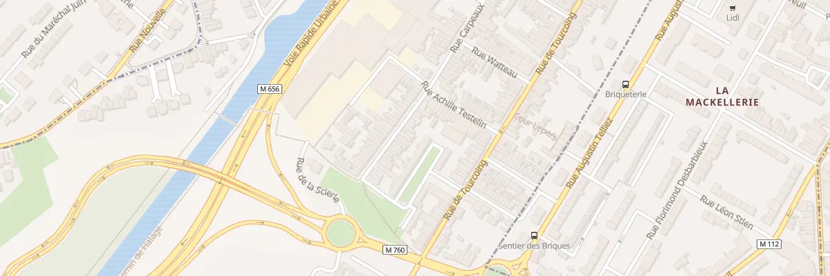Plan du 30 Rue Carpeaux à Wasquehal