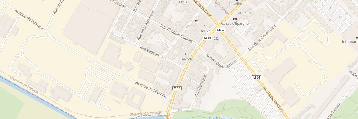 Plan du 4 Rue Vauban à Croix