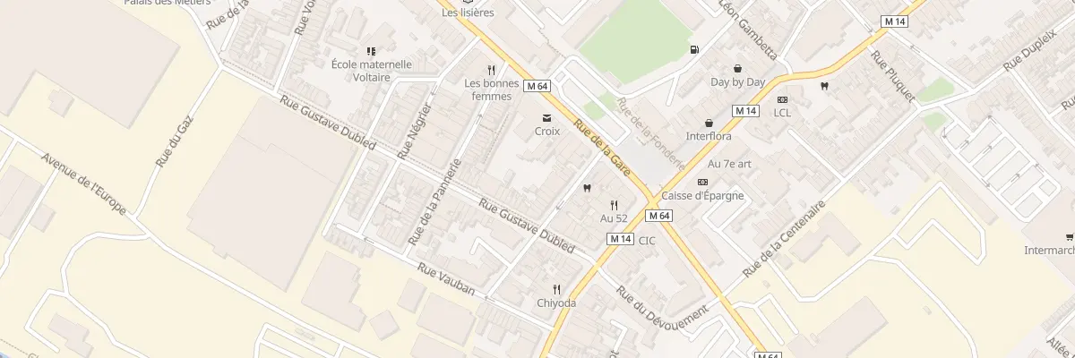 Plan du 8 Rue de l’Ouest à Croix