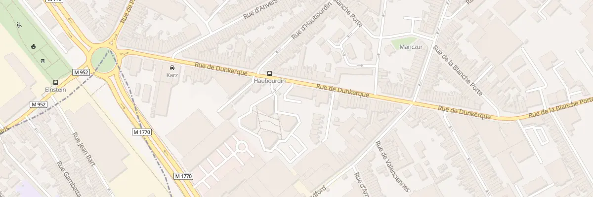 Plan du 129 Rue de Dunkerque à Tourcoing