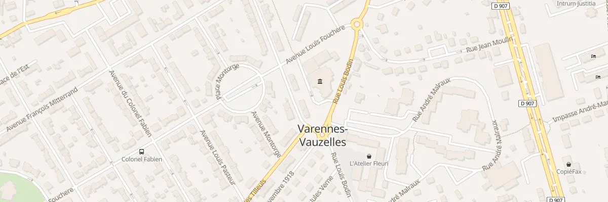Plan du 4 Av Jean Jaures à Varennes-Vauzelles