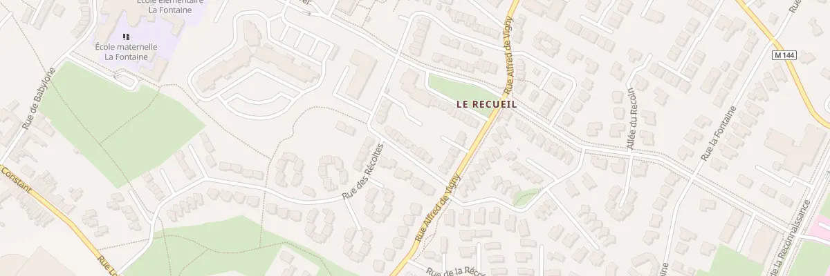 Plan du 17 Rue des Records à Villeneuve-d’Ascq