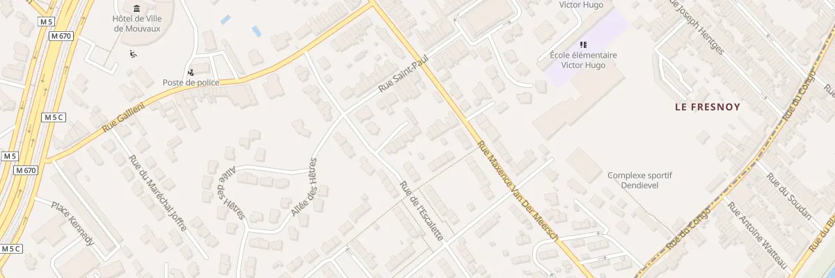 Plan du 53 Rue de l’Escalette à Mouvaux