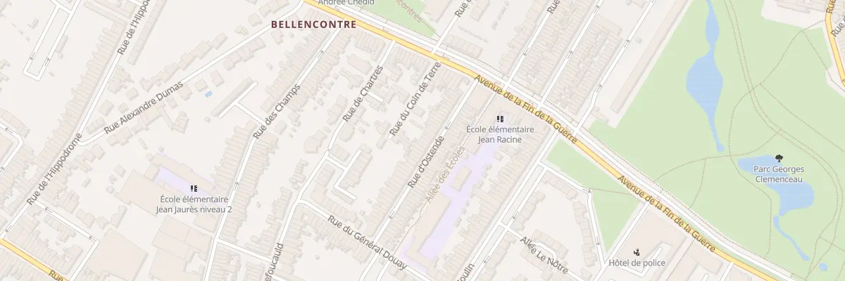 Plan du 53 Rue d’Ostende à Tourcoing