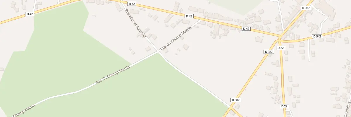 Plan du 9 Rue du Champ Martin à Chantelle