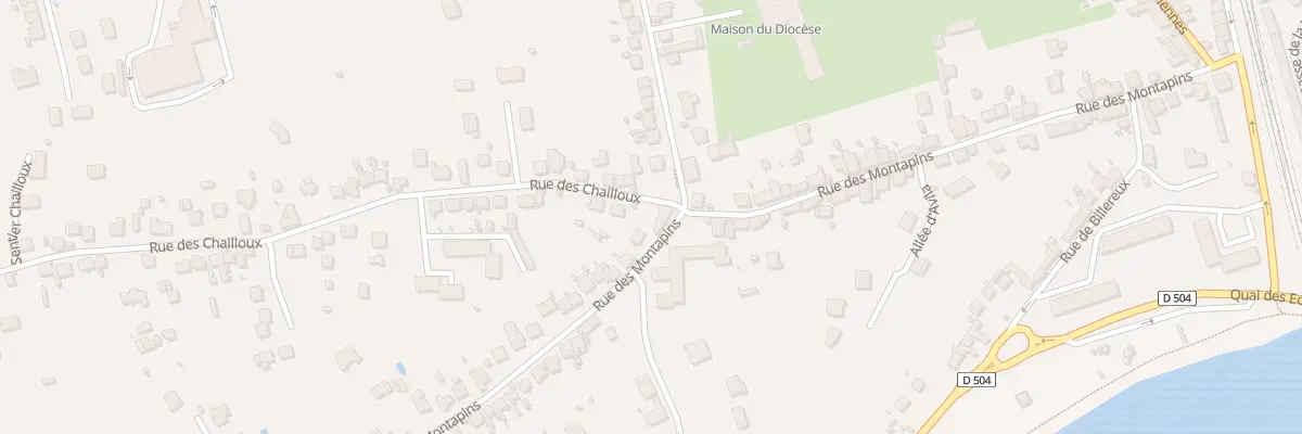 Plan du 1 Rue des Chailloux à Nevers