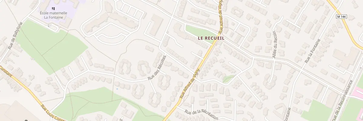 Plan du 21 Rue des Records à Villeneuve-d’Ascq