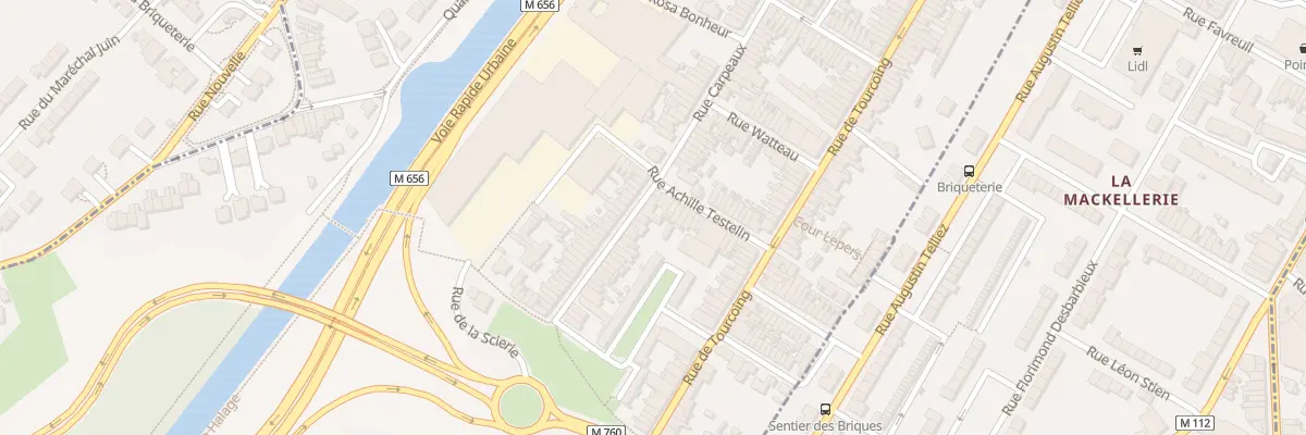 Plan du 38 Rue Carpeaux à Wasquehal