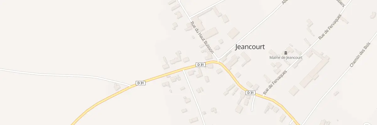 Plan du 4 Rue du Printemps à Jeancourt