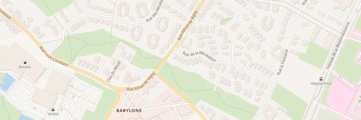 Plan du 6 Rue de la Recreation à Villeneuve-d’Ascq