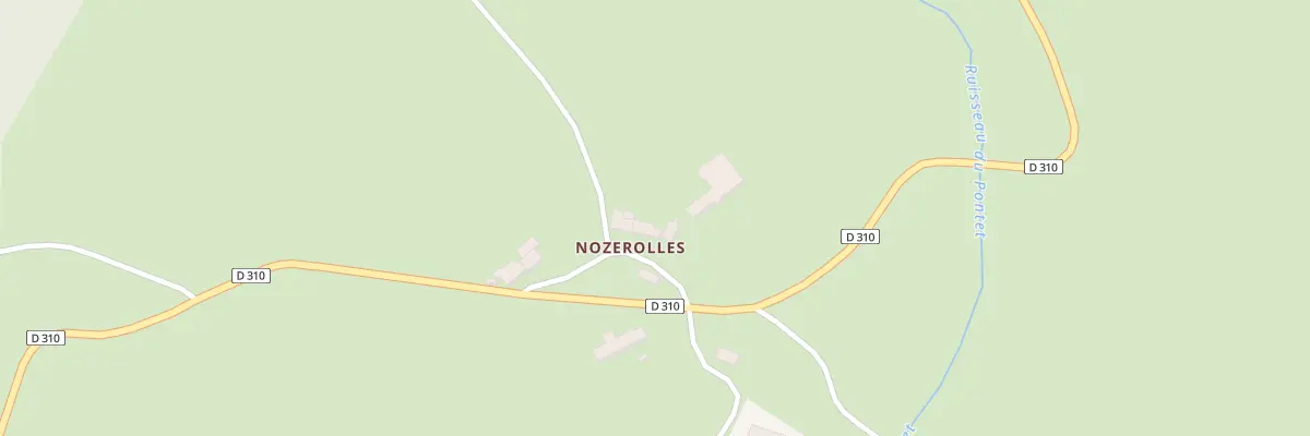 Plan du 6052 Nozerolles à Saint-Mary-le-Plain
