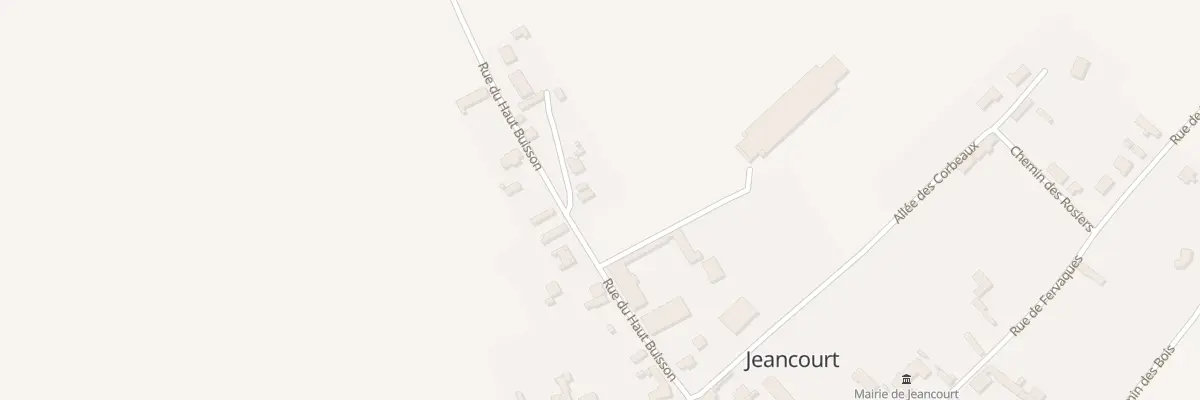 Plan du 2 Che des Bouquets à Jeancourt