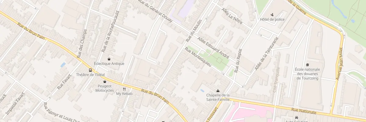 Plan du 32 Rue du Moulin à Tourcoing